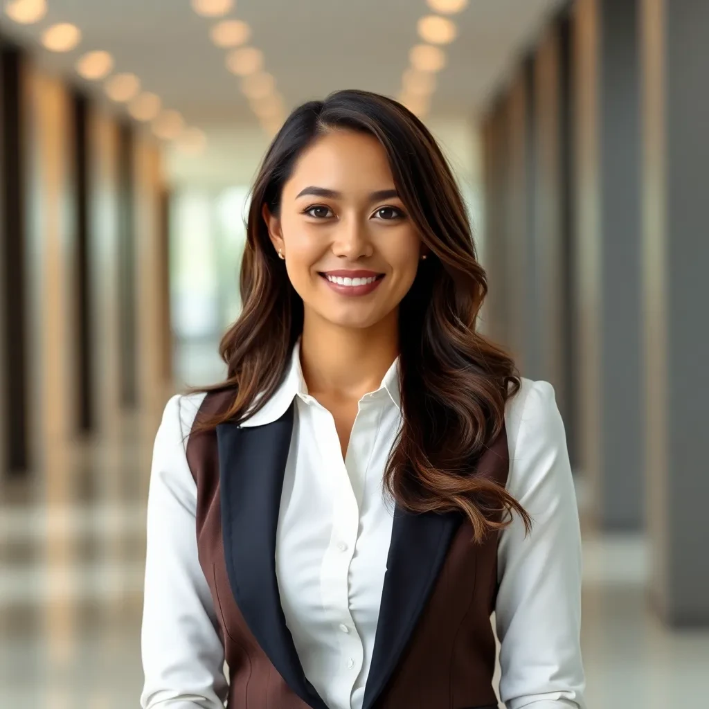Photo of a professional woman in business attire