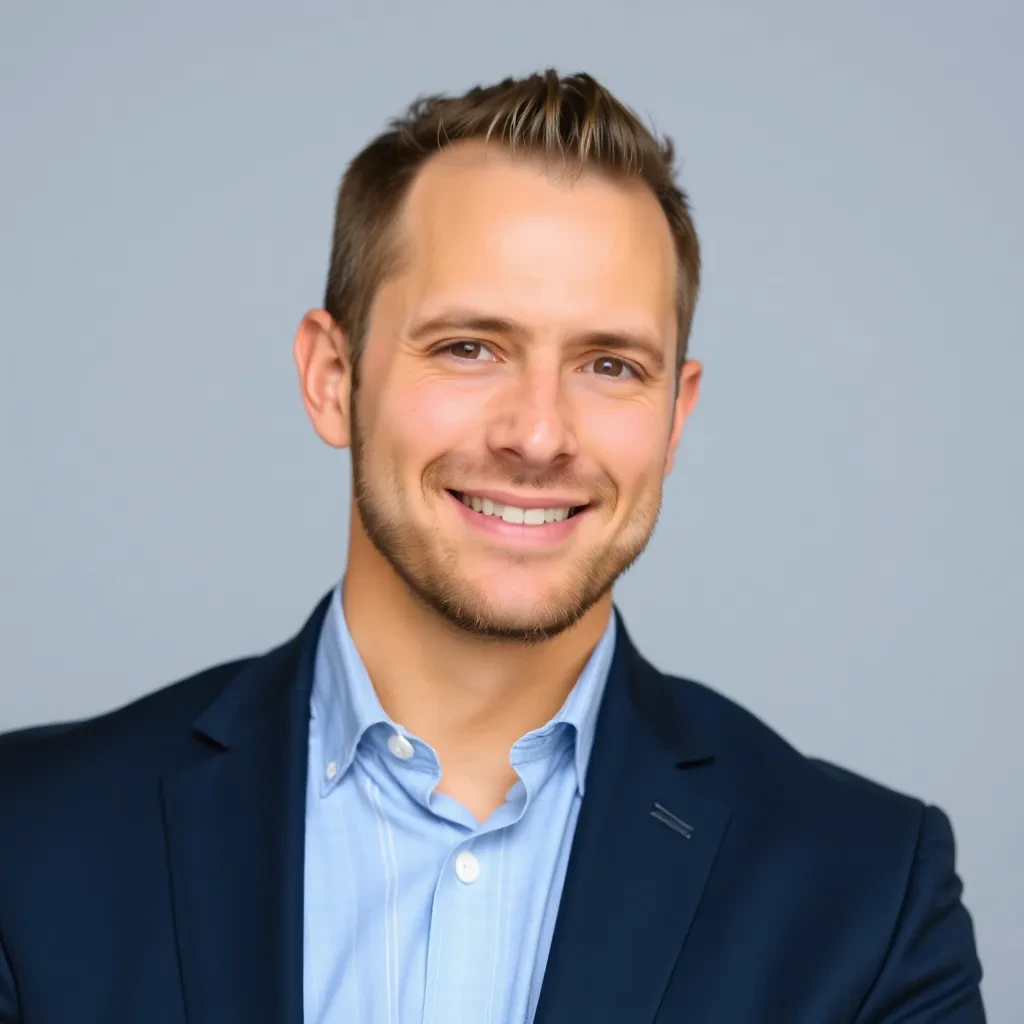 Photo of a professional man in business attire